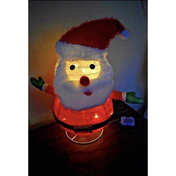 Holiday Living 24-in Lighted Pop Up Santa Battery with Timer, Indoor/Outdoor - Picture 3 of 5
